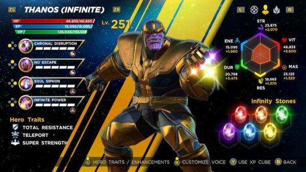 thanos infinite ultimate alliance 3