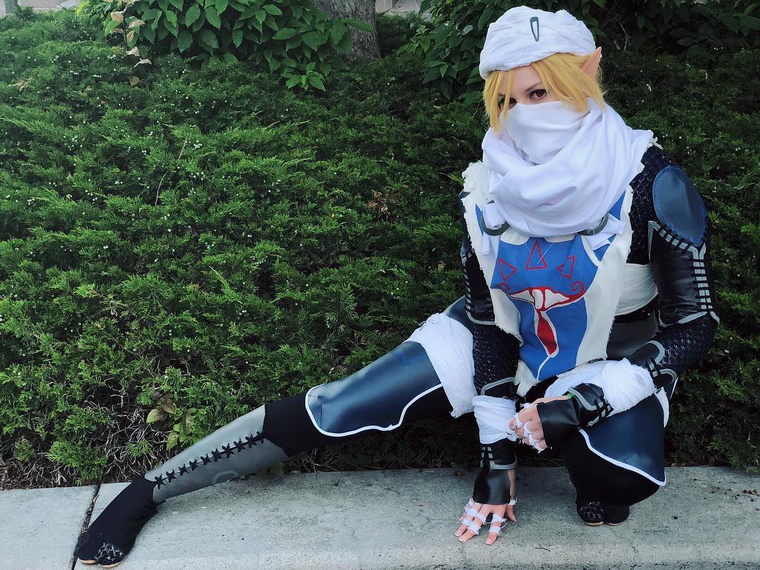 The Legend of Zelda Sheik cosplay by Faelia