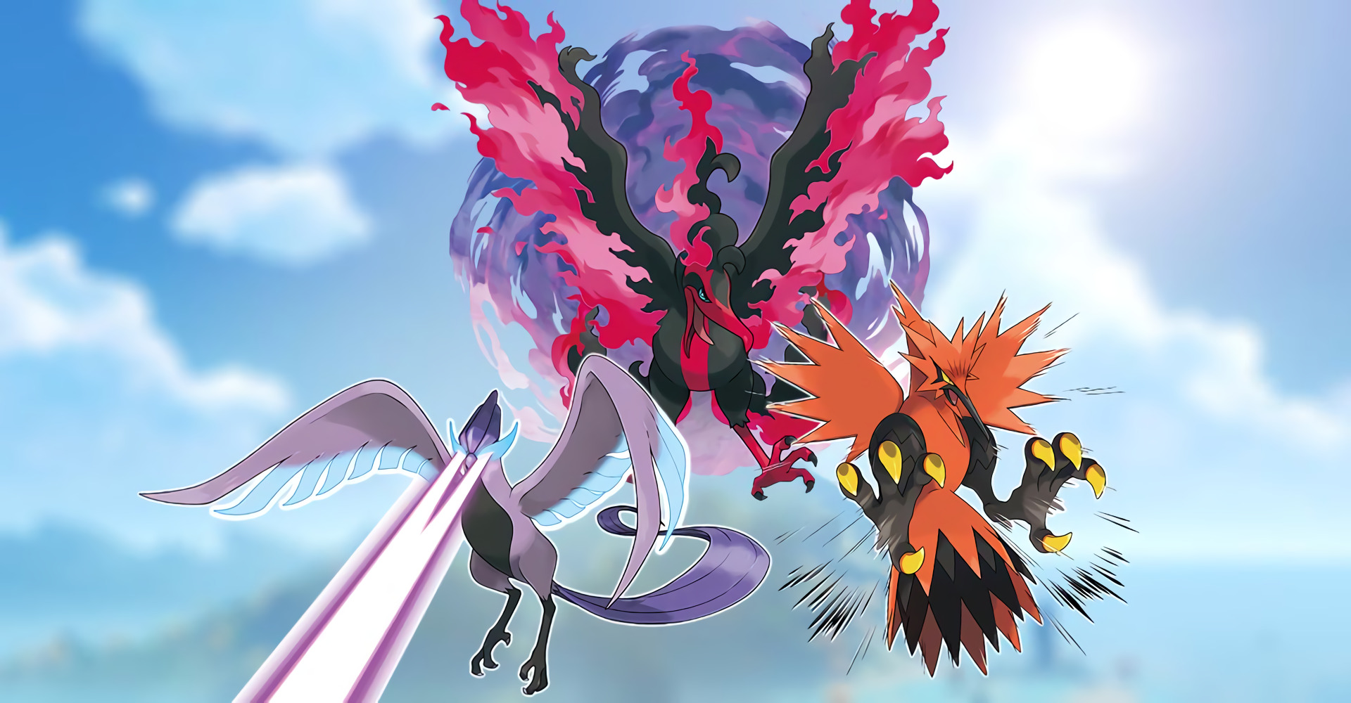 Galarian Zapdos, Articuno and Moltres