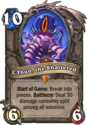 Hearthstone: Madness at the Darkmoon Faire -- C'thun, the Shattered
