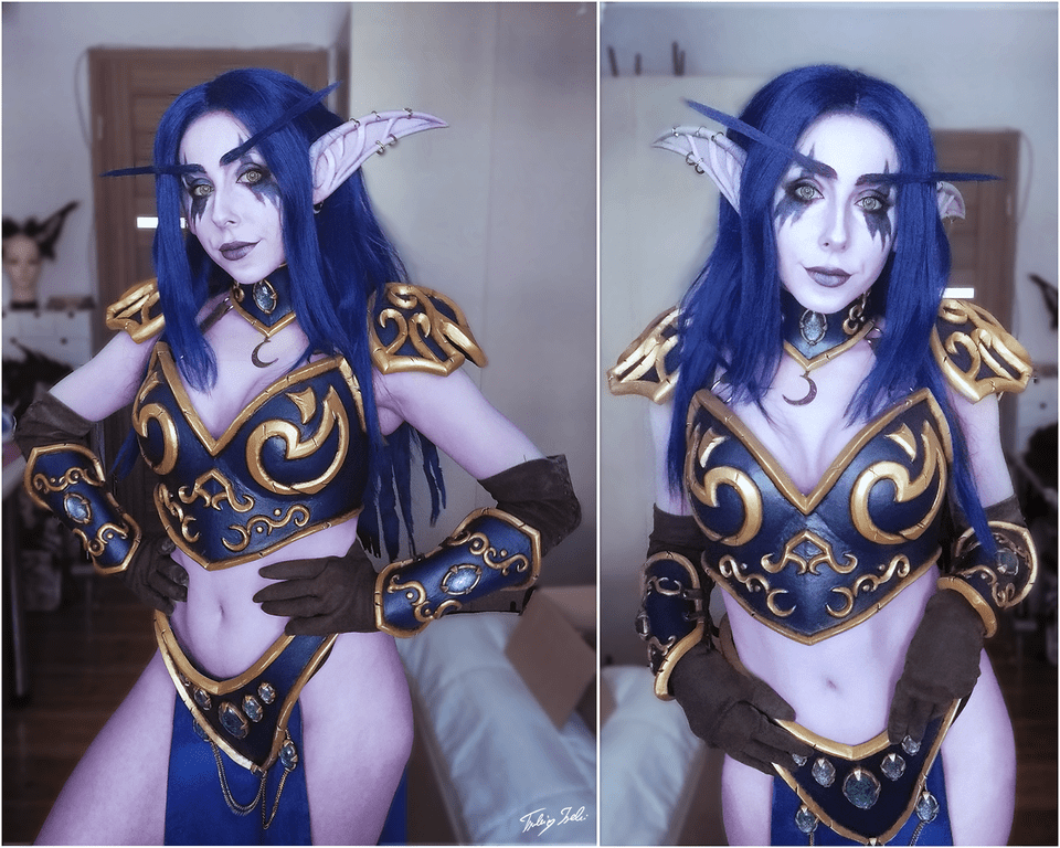 Shandris Feathermoon from World of Warcraft cosplay by
