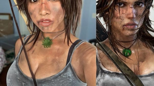 Lara Croft from Tomb Raider cosplay costume by Uniquesora