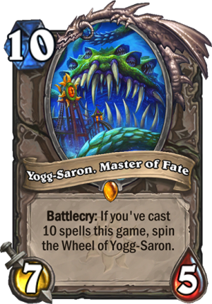 Hearthstone: Madness at the Darkmoon Faire, Yogg-Saron, Master of Fate