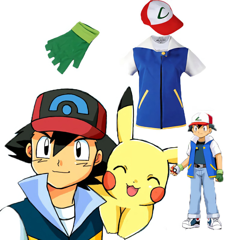 Best Pokemon gifts for kids, Ash Ketchum outfit.