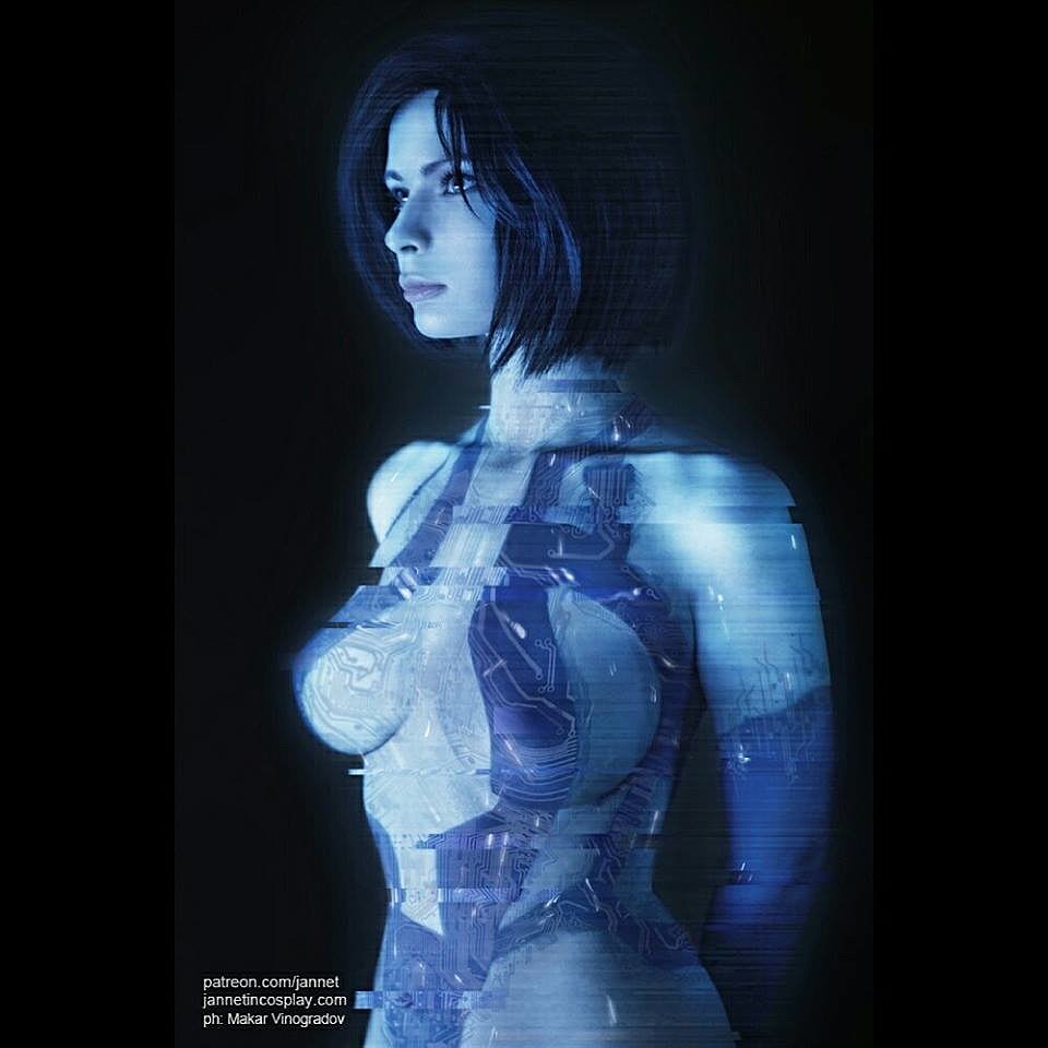 Cortana cosplay by Jannetincosplay