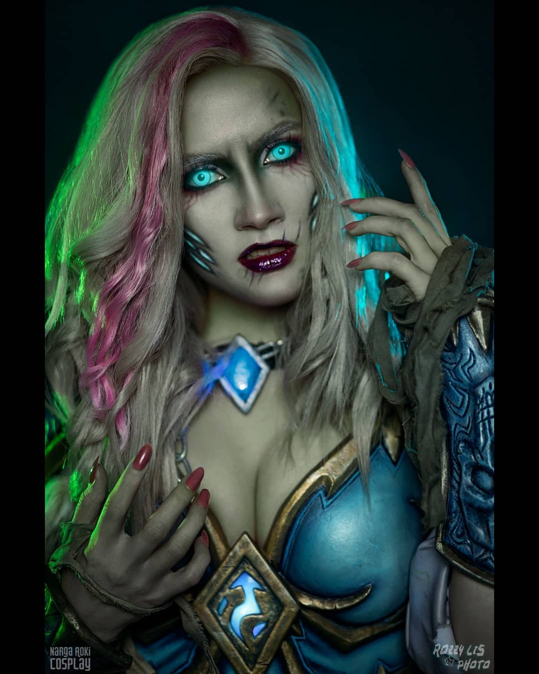 Frost Lich Jaina cosplay from Hearthstone by Narga