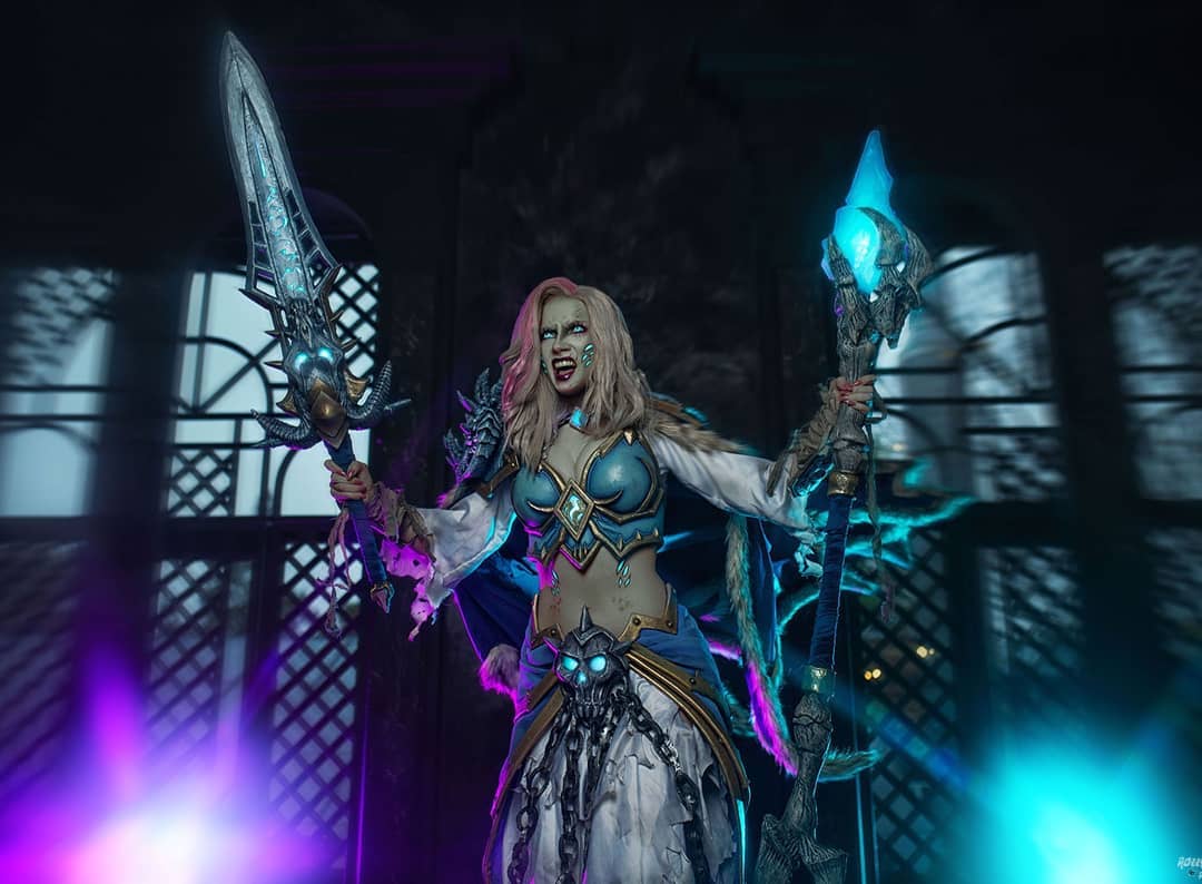 Frost Lich Jaina cosplay from Hearthstone by Narga