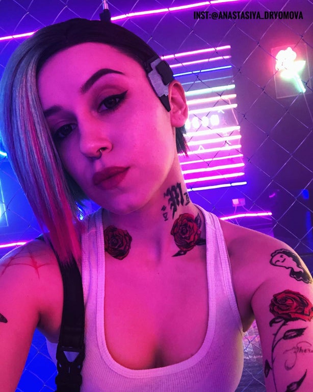 Judy Alvarez cosplay from Cyberpunk 2077