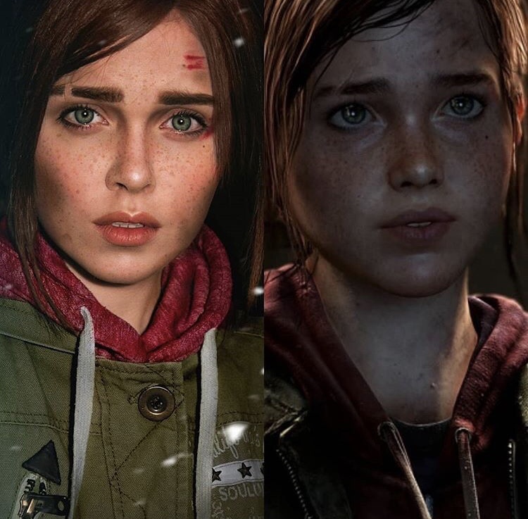 Video game cosplay of Ilona Bugaeva, Ellie