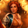 Video game cosplay of Jokerlolibel, Triss Merigold