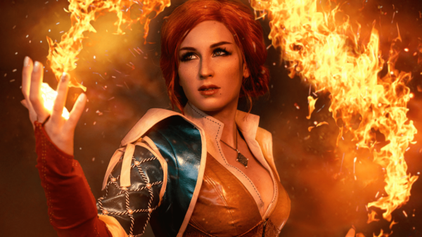 Video game cosplay of Jokerlolibel, Triss Merigold