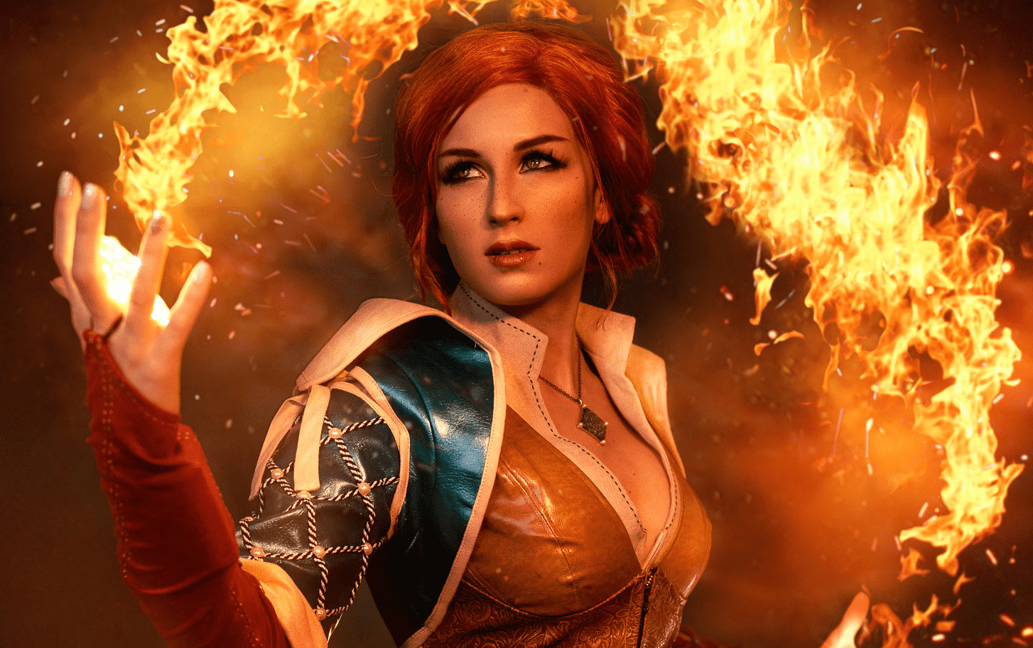 Video game cosplay of Jokerlolibel, Triss Merigold