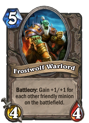 Best Hearthstone Classic cards, Frostwolf Warlord