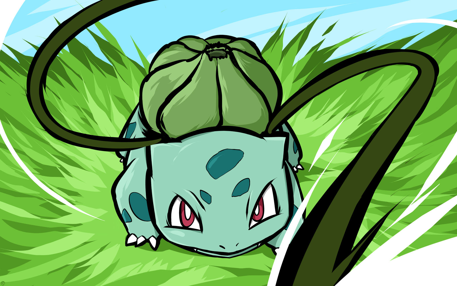 I chose Bulbasaur as my starting Pokemon