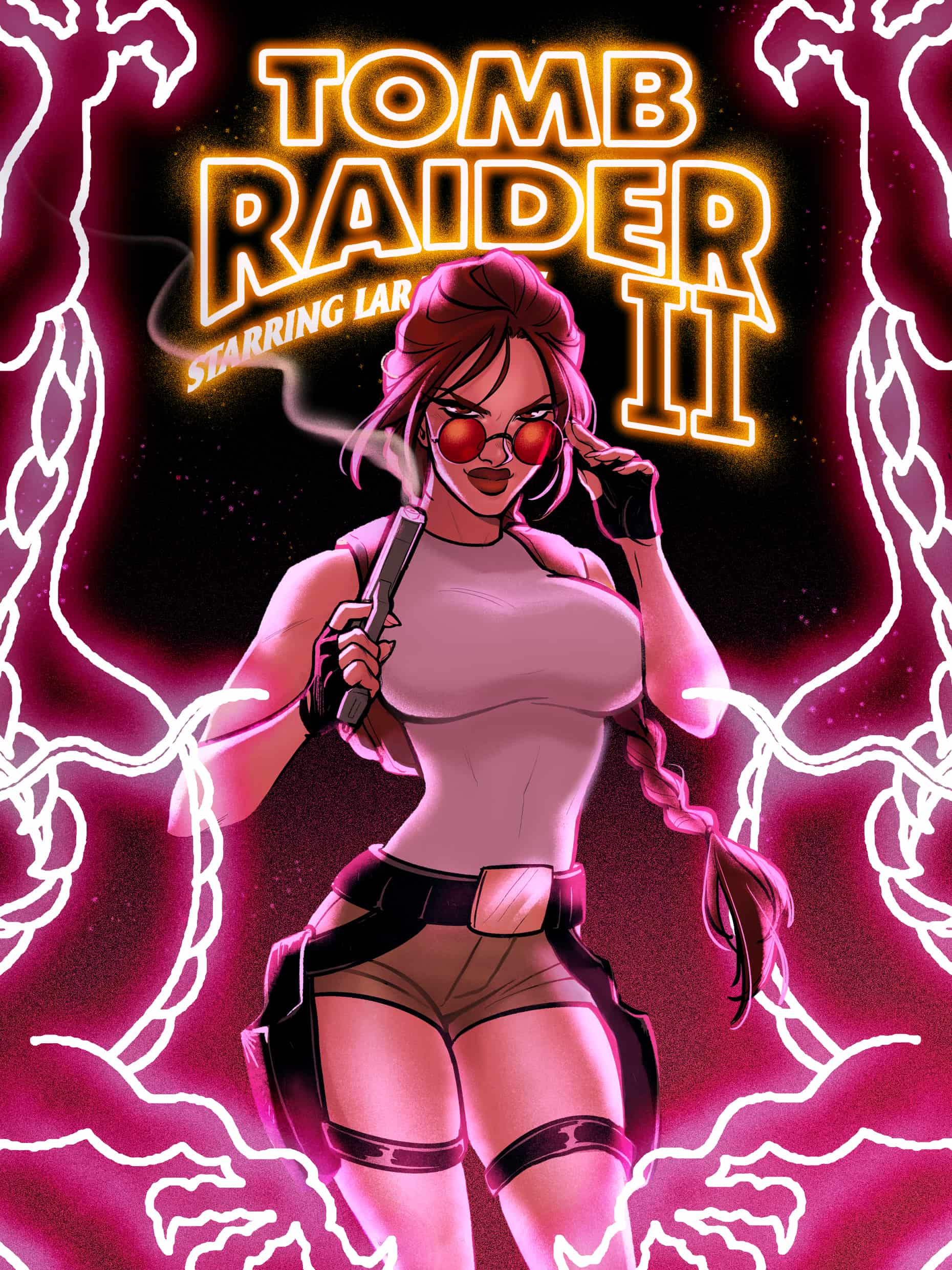 Tomb Raider II art by Babs Tarr
