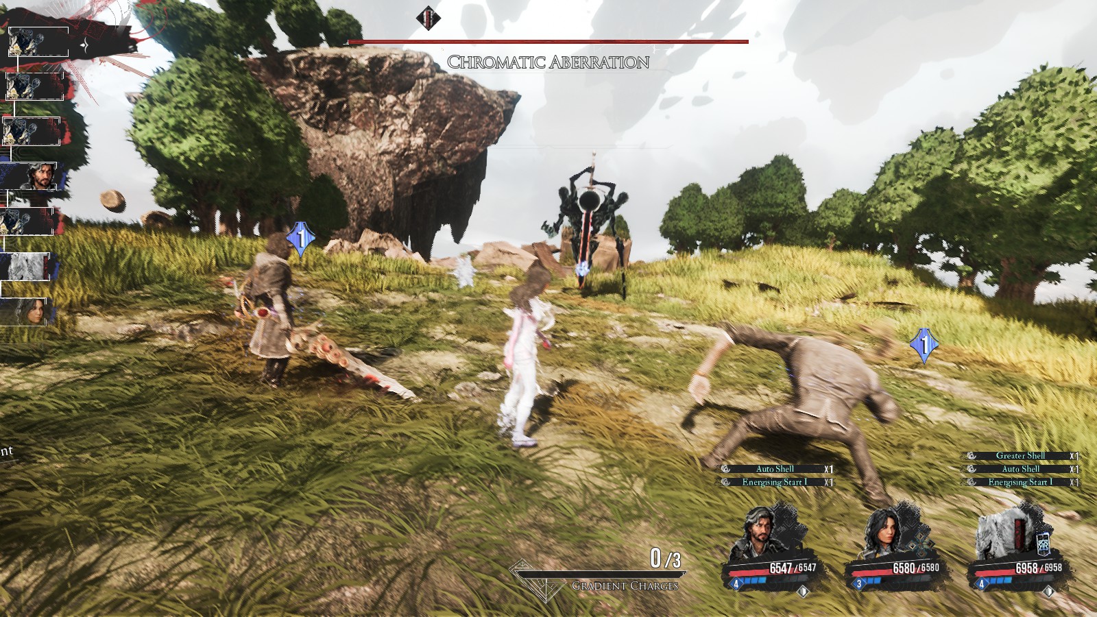 The Expedition members face the Chromatic Aberration in Clair Obscur: Expediiton 33.