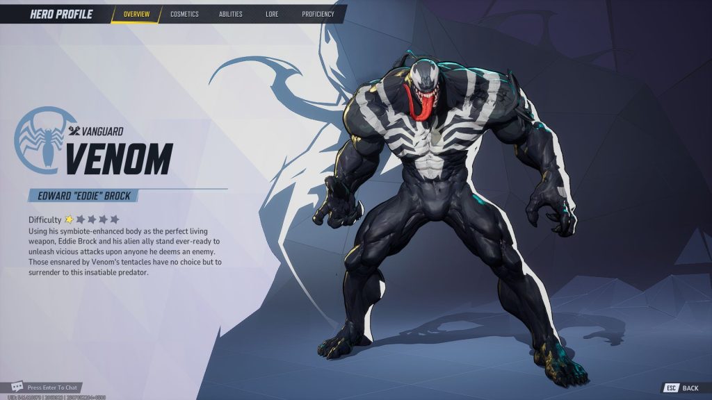 Overview Venom
